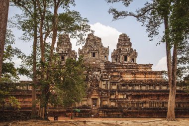 Görkemli ve antik tapınak, Ta Keo. Angkor, Siem Reap, Kamboçya.
