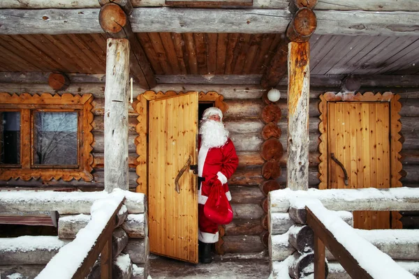 Das Tägliche Leben Des Weihnachtsmannes Heimat Des Weihnachtsmannes Nordpol — Stockfoto