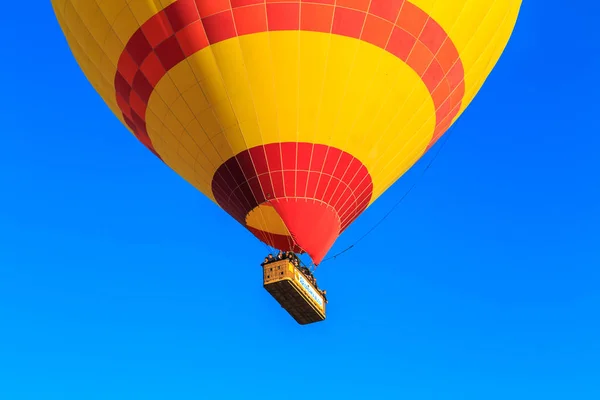 Září 2018 Střední Anatólie Göreme Turecko Horkovzdušný Balón Obloze Nad — Stock fotografie