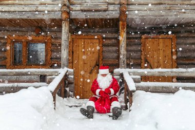 Noel Baba'nın günlük yaşam. Eve Noel Baba, Kuzey Kutbu.