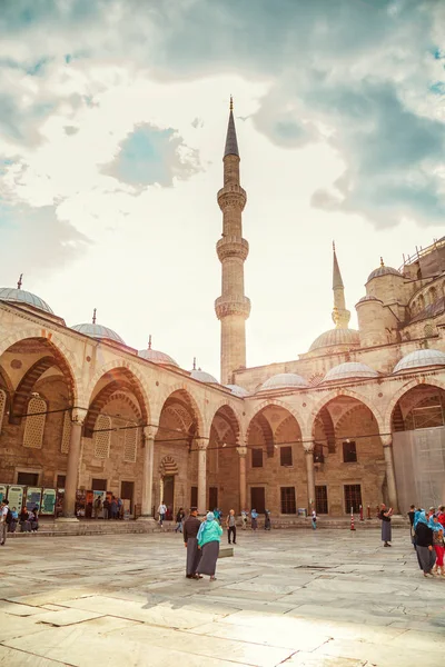 Linda Mesquita Azul Istambul Turquia Setembro 2018 — Fotografia de Stock