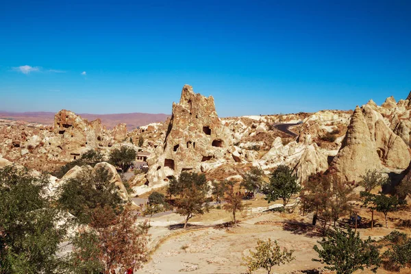 Amazing Mountain Landscape Central Turkey Unearthly Landscape Cappadocia — Stock Photo, Image