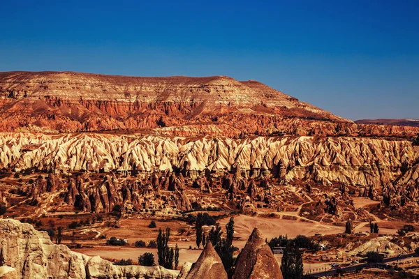 Vale Amor Capadócia Paisagem Montanha Incrível Centro Turquia — Fotografia de Stock