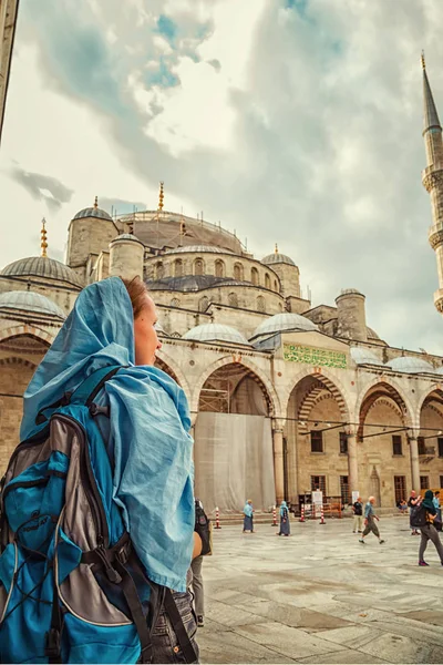 Splendida Moschea Blu Istanbul Turchia Settembre 2018 — Foto Stock