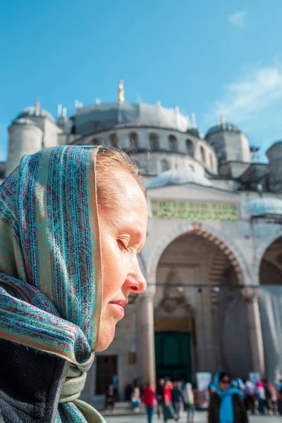 Prachtige Blauwe Moskee Istanbul Turkije September 2018 — Stockfoto