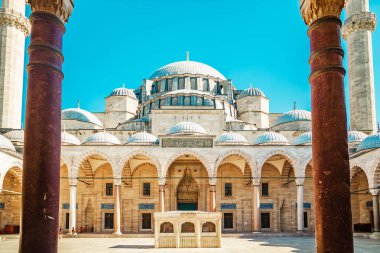 Ünlü Süleymaniye Camii.