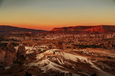 Merkezi Türkiye 'de muhteşem dağ manzarası.