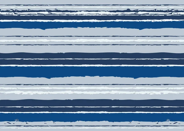 El ile Seamless modeli çizgili şekil çizilmiş. El Mavi ve beyaz renklerde mürekkep boyalı. Yaz deniz bitirme için zemin çizgili kumaşlar, Giysi, kağıt ve çanta üzerinde parmak
