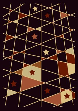 Soyut geometrik öğelerle orijinal kitap kapak tasarımı şablonu. Modern sanat. Kabile arka plan kapağı, poster ve baskı için kümesi öğeleri Düzenle 