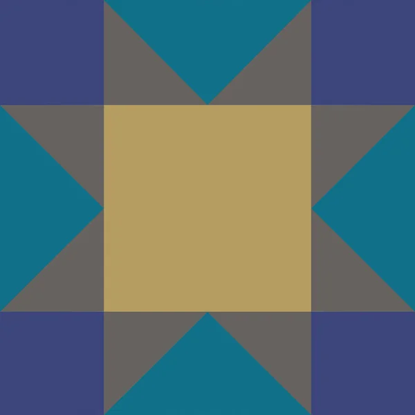 Hermoso patrón de geometría cuadrado y triángulo — Archivo Imágenes Vectoriales