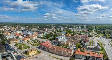 From Humble Beginnings: Almhult, Sweden's Architectural Layout from the Sky