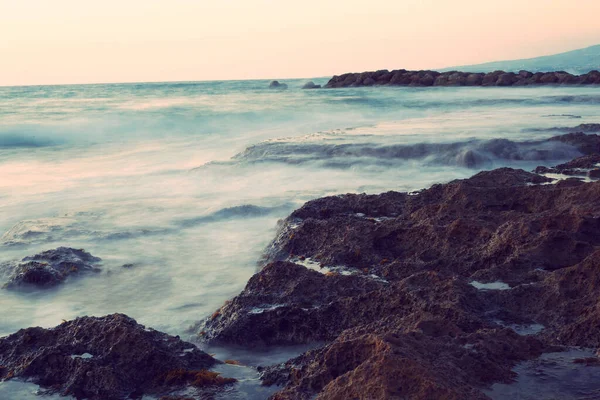 Kıbrıs kıyısı, Paphos, Akdeniz