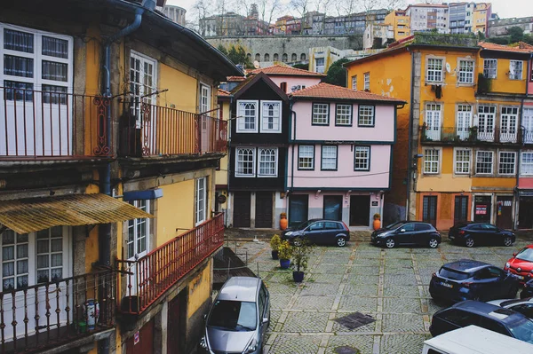 Straten Van Stad Van Porto Portugal Maart 2018 Traditionele Gevels — Stockfoto