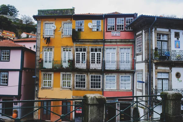 Straten Van Stad Van Porto Portugal Maart 2018 Traditionele Gevels — Stockfoto