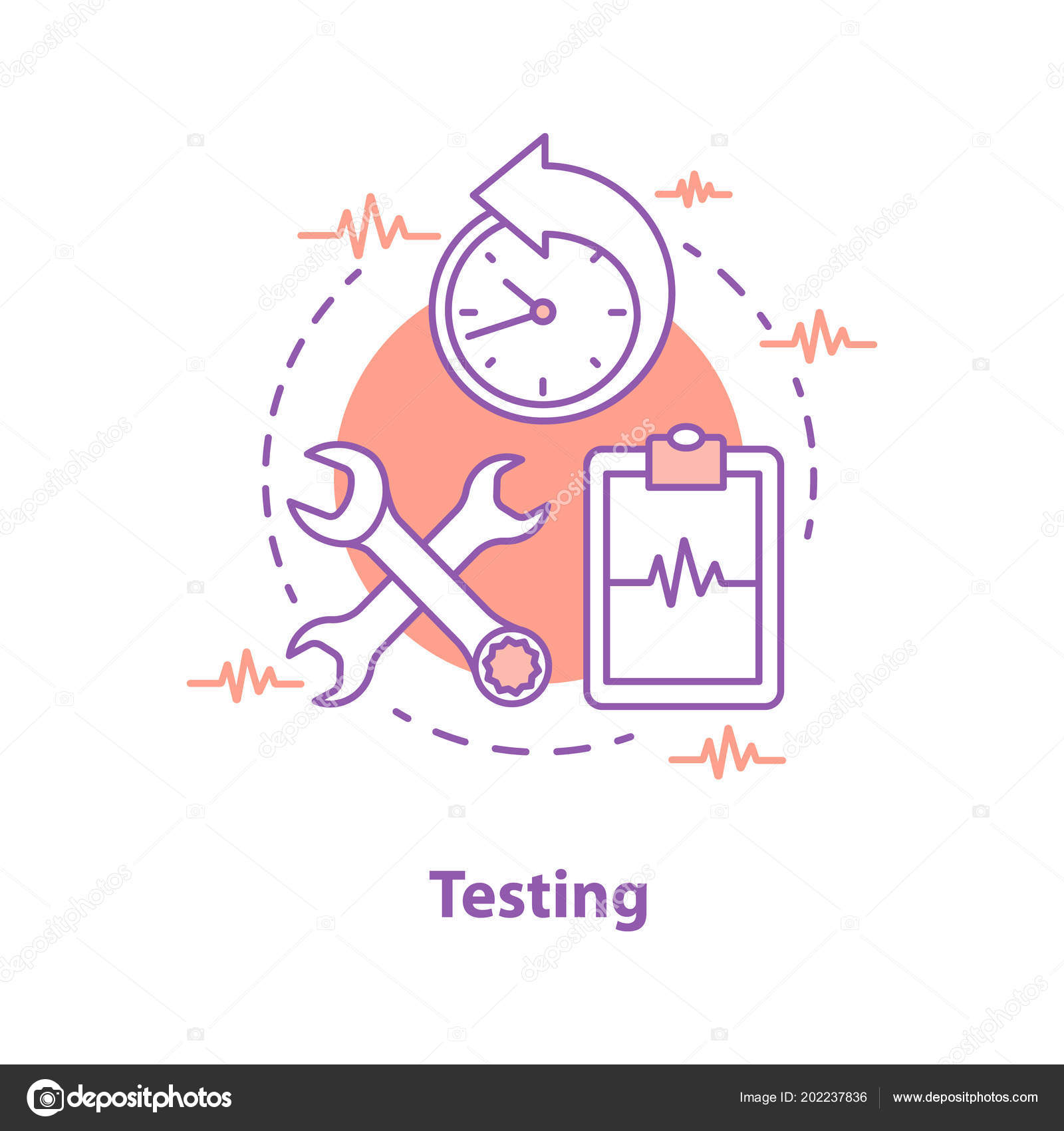 Product Testing Concept Icon Checking Process Idea Thin Line ...