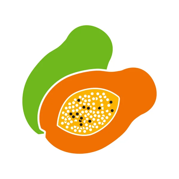 Früchte papaya symbol Stock-Vektorbilder | Depositphotos