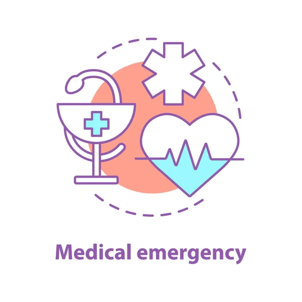 Medicine concept icon. Medical emergency idea thin line illustration. Healthcare. Vector isolated outline drawing