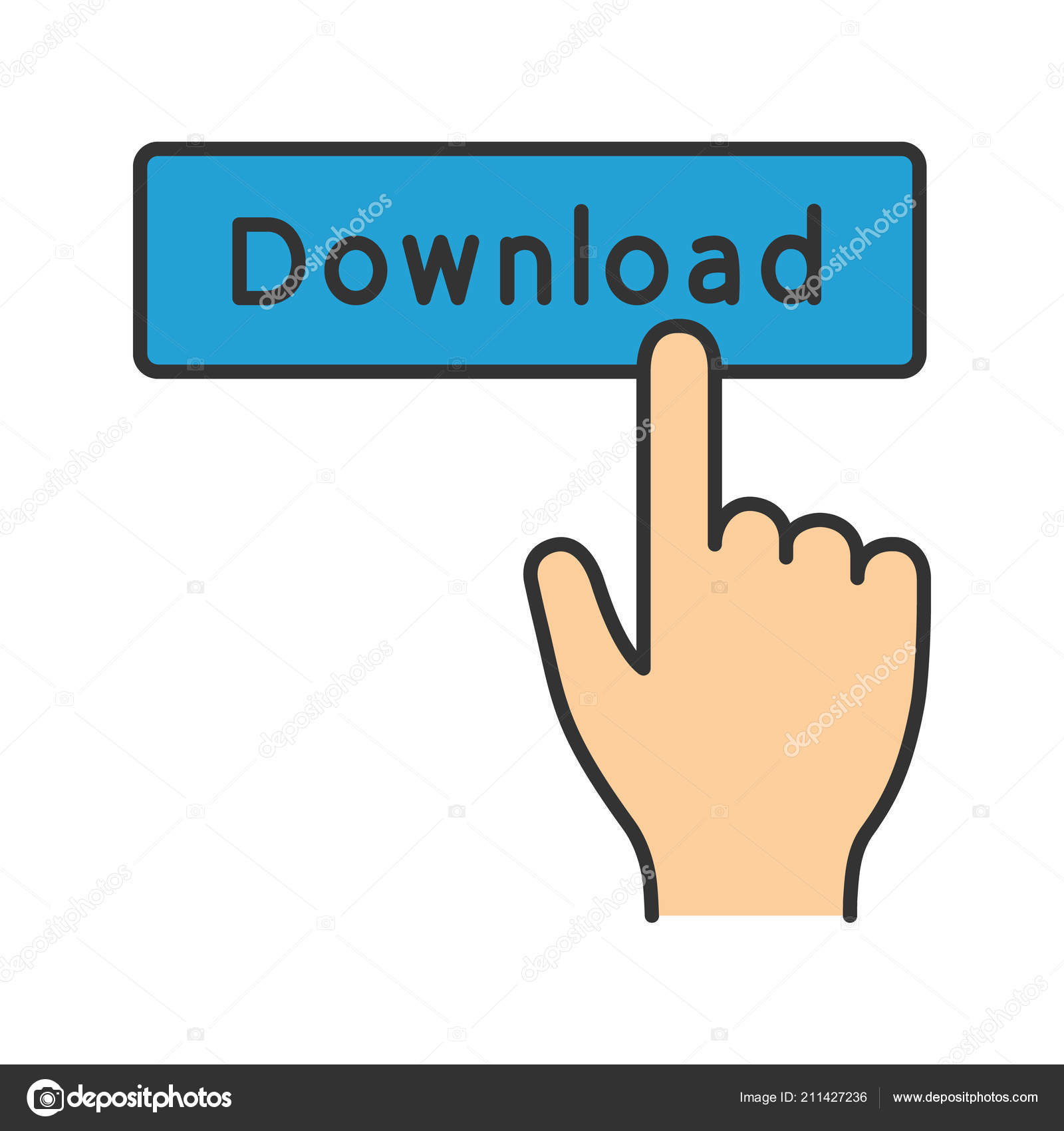 depositphotos 211427236 stock illustration hand pressing download button color - Updated California