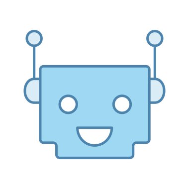 Sohbet etmek renk simgesi beyaz arka plan üzerinde