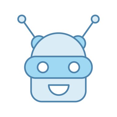 Sohbet etmek renk simgesi beyaz arka plan üzerinde