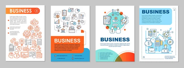 Business Development Brochure Template Layout — Stock Vector