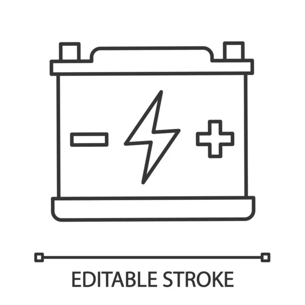 Lineares Akkumulator Symbol Kontursymbol — Stockvektor