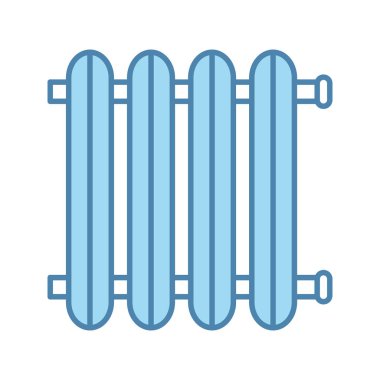 Radyatör renkli simge, batarya Isıtma