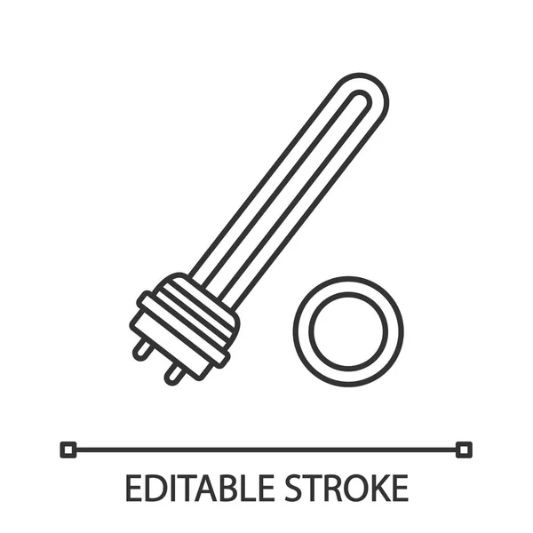 Lineares Symbol Für Wasserkocher — Stockvektor