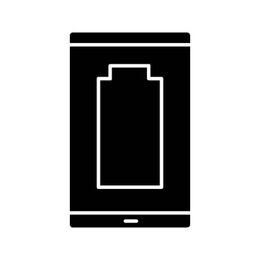 Ordudan terhis edilen pil seviyesi göstergesi smartphone glif simgesi.