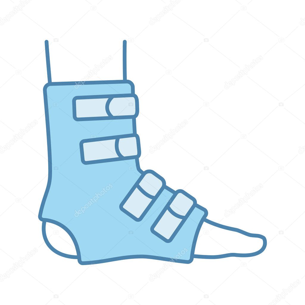 icono lineal de calcetines calientes. sox. símbolo de contorno de
