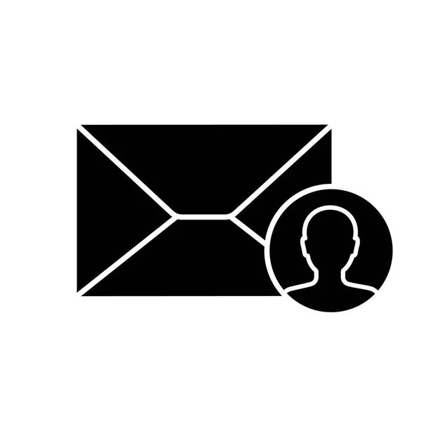 Ukierunkowane Mail Marketingu Ikona Glifów Listy Mailingowej Zapowiedź Mail Wysyłanie — Wektor stockowy