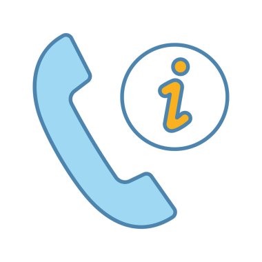 InfoCenter destek renk simgesi. Bilgi merkezi. Yardım hattı destek. Yardım Masası. Çağrı merkezi. Ben işaret ile yakışıklı. İzole vektör çizim