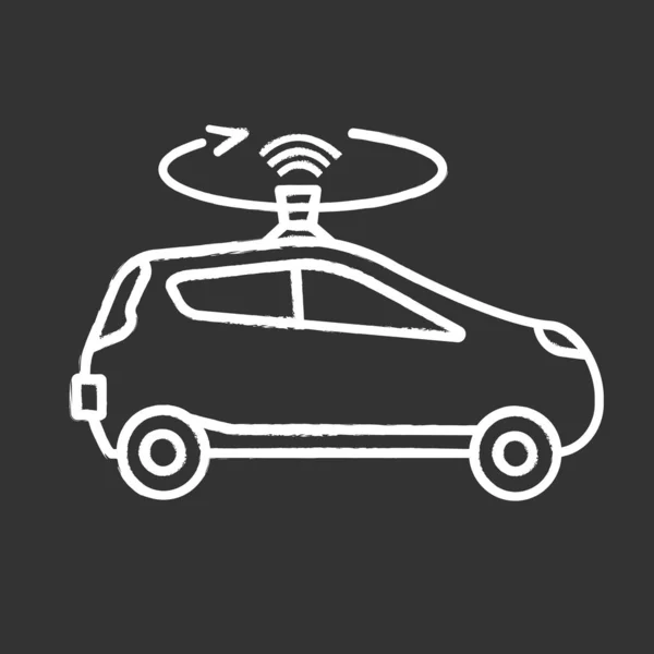 Lidar 아이콘와 차입니다 카메라 스마트 자동차 지능형 자동으로 자동차를 운전입니다 — 스톡 벡터