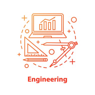 Mühendislik ve inşaat kavramı simgesi