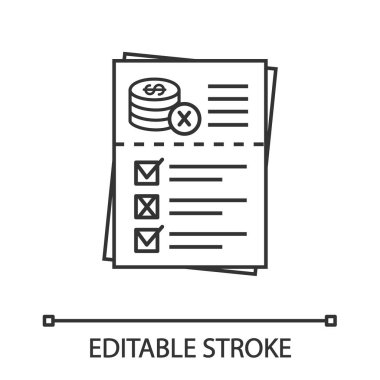 Denetim düz simge vektör çizim 