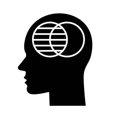 Kurumsal şeffaflık glif simge vektör çizim