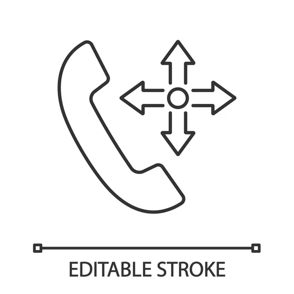 Telefon Hörer Einfache Icon Vektor Illustration — Stockvektor