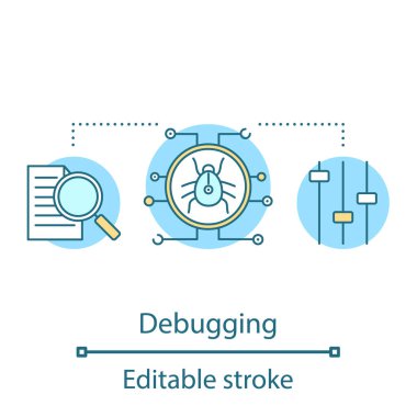 Basit yaratıcı programlama düz simgeler 