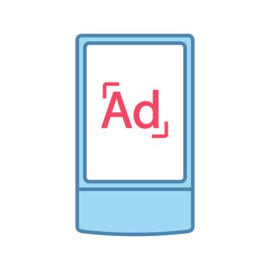 Sosyal medya pazarlama reklam simge vektör çizim