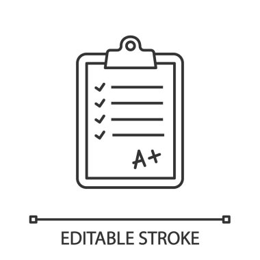 Beyaz arka plan üzerinde yaratıcı basit eğitim simgesi