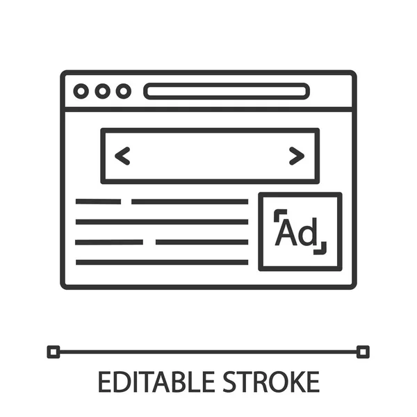 Ilustração Vetor Ícone Publicidade Marketing Mídia Social —  Vetores de Stock