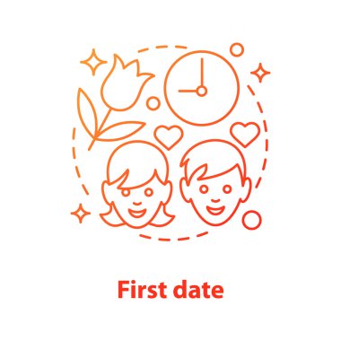 İlk Tarih kavramı vektör minimalist simgesi