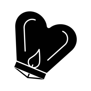 Bahar Lantern Festivali glif simgesi. Çin kağıt fener. Siluet simge. Negatif alan. İzole vektör çizim