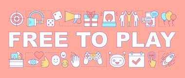 Word kavramları afiş oynamak için ücretsiz. Tanıtım, Web sitesi. Ücretsiz Başlat için.