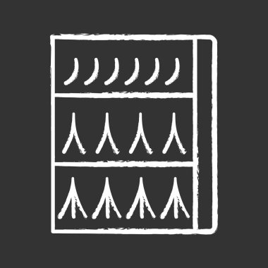 Kirpik uzatma ambalaj tebeşir simgesi