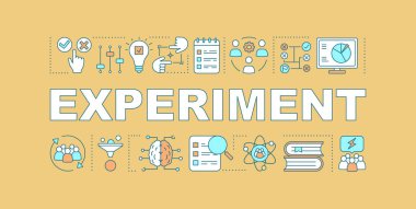 Deneme kelime kavram afiş. HR yumuşak becerileri. Eleştirel ve analitik düşünme. Tipografi fikir doğrusal simgeleri ile harfler izole. Karar verme, araştırma, organizasyon. Vektör çizim