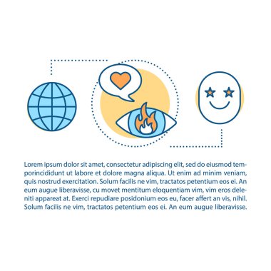 Olay kavramı doğrusal illüstrasyon. Dünya Turu. Gişe rekorları kıran dağıtım. Film galası memnuniyeti. Makale, dergi sayfası. İnce çizgi metinlere sahip simgeler. Baskı tasarımı. Çizim vektör izole anahat