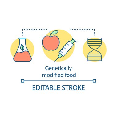 Genetiği değiştirilmiş gıda kavramı simgesi