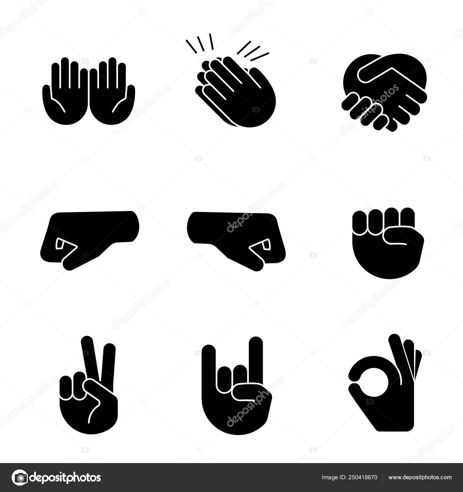 Emoji Ok, Handshake, Holding Hands, Drawing, Clapping, Applause