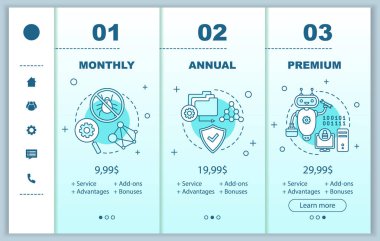 Virüsten koruma yazılımı aboneliği ücreti onboarding mobil app ekranları servis fiyatlarını. İzlenecek yol Web sitesi sayfaları şablon. Casus yazılımlar, anti malwre programı tarif planları, adımları oranları. Smartphone ödeme